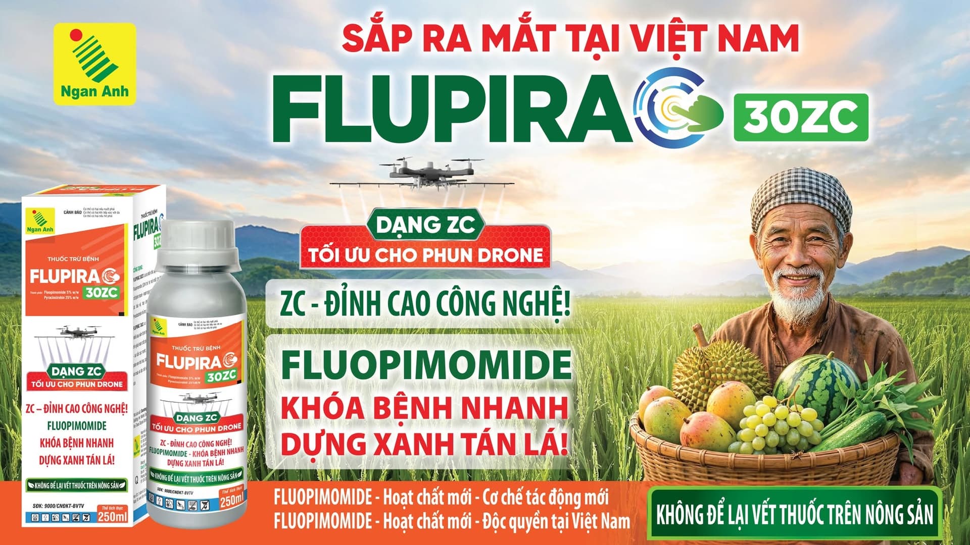Hiếm có sản phẩm nào ra mắt với ba yếu tố mới mẻ chồng lên nhau như Flupirac 30ZC